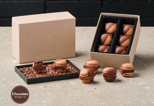 MAMEIL NAMA CHOCOLATE MACARON | マメイル生チョコレートマカロン（6
