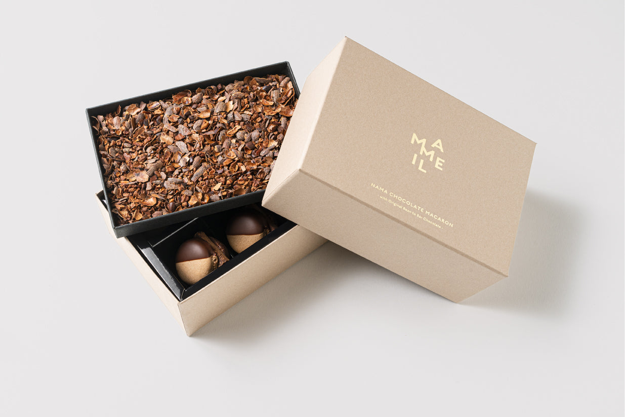 〈才賀様紹介専用ページ〉MAMEIL NAMA CHOCOLATE MACARON - Chocolate -（6個入）